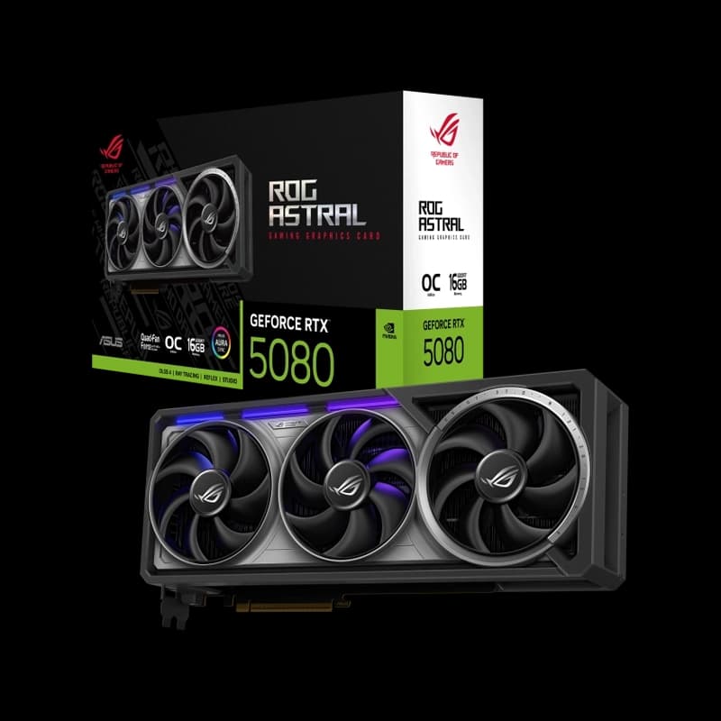 کارت گرافیک ایسوس ROG Astral GeForce RTX5080 16GB GDDR7 OC Edition
