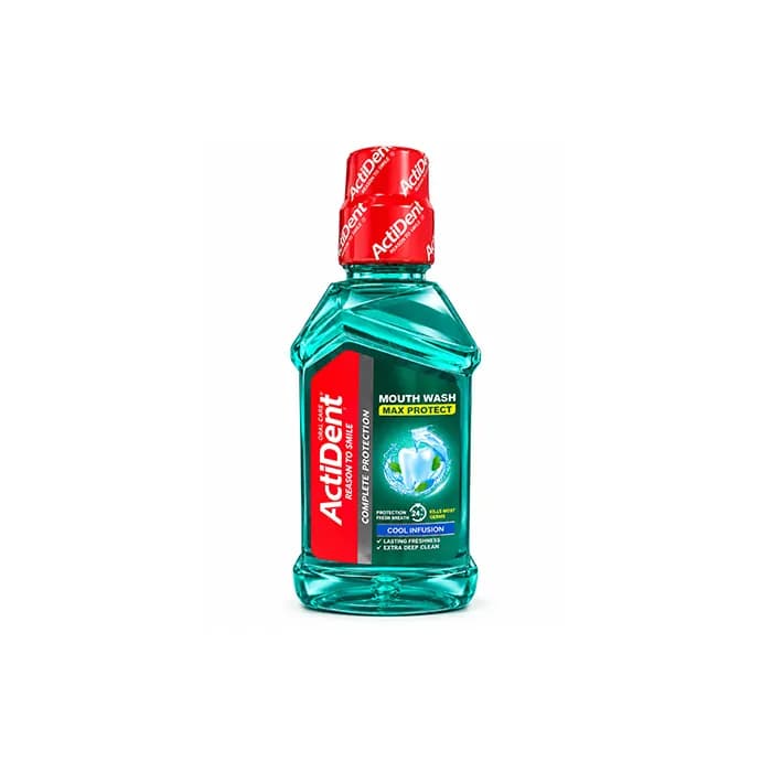 دهانشویه حاوی الکل مدل MAX PROTECT اکتیدنت 400 میل — تصویر ۲