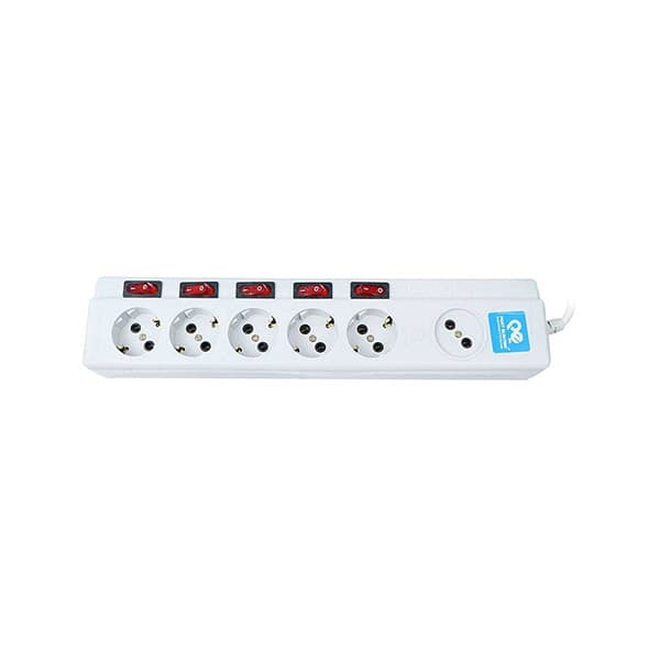 چند راهی برق 5+1 خانه پارت الکتریک PART ELECTRIC PE2095