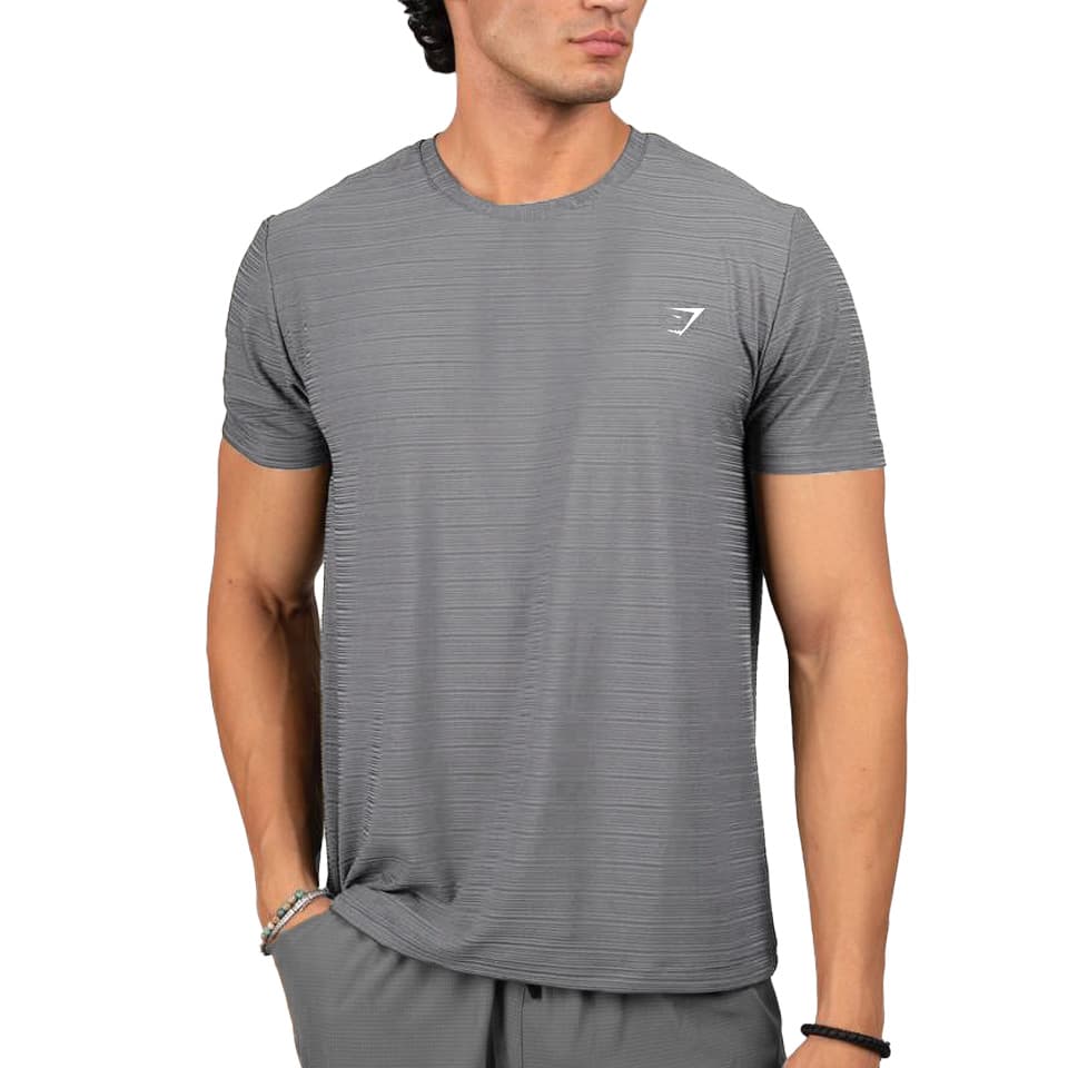 تیشرت ورزشی مردانه مدل gymshark جیمشارک کد 301326 — تصویر ۵
