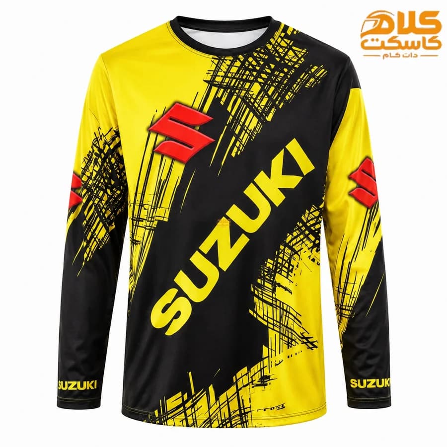 تیشرت موتورسواری طرح سوزوکی SUZUKI — تصویر ۳