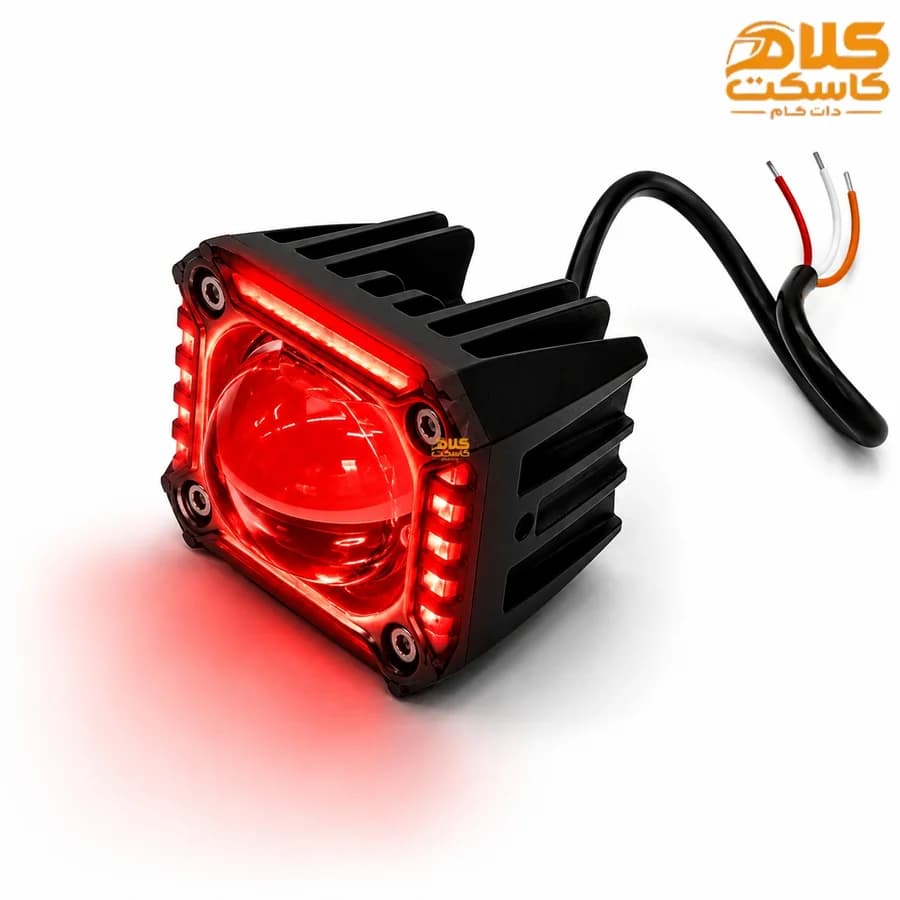 پرژکتور موتور سیکلت LED تک لنز MDH مدل FX-TJ