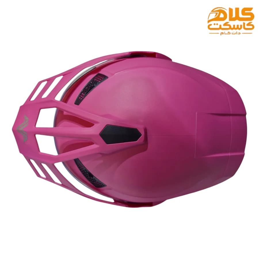 کلاه کاسکت بدون فک سبک وزن استیلبرد steelbird رنگ صورتی — تصویر ۵
