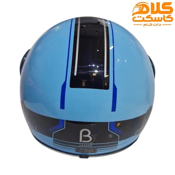 کلاه کاسکت وسپایی آبی beon کد 110 Wp — تصویر ۳