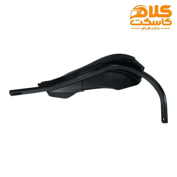 هندگارد تریل و کراس موتورسیکلت فلزی و مقاوم مشکی — تصویر ۴