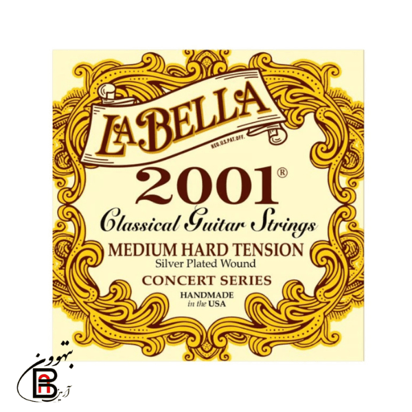 سیم گیتار کلاسیک لابلا مدل Medium hard La ‌Bella 2001