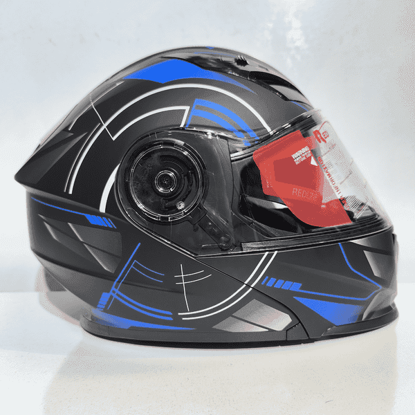کلاه کاسکت فک متحرک REDLINE NEW 939 ردلاین BLU — تصویر ۷