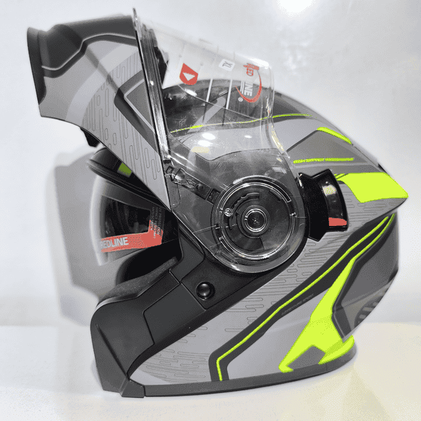 کلاه کاسکت فک متحرک REDLINE 939 ردلاین فسفری — تصویر ۱۲