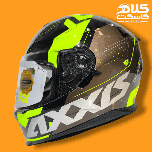 کلاه کاسکت فک ثابت اکسیس عینک دار AXXIS کد 19 — تصویر ۹