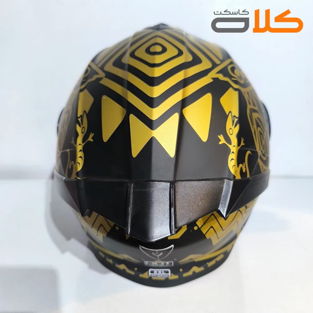 کلاه کاسکت فک متحرک ونوم Venom BLKGOLD — تصویر ۶