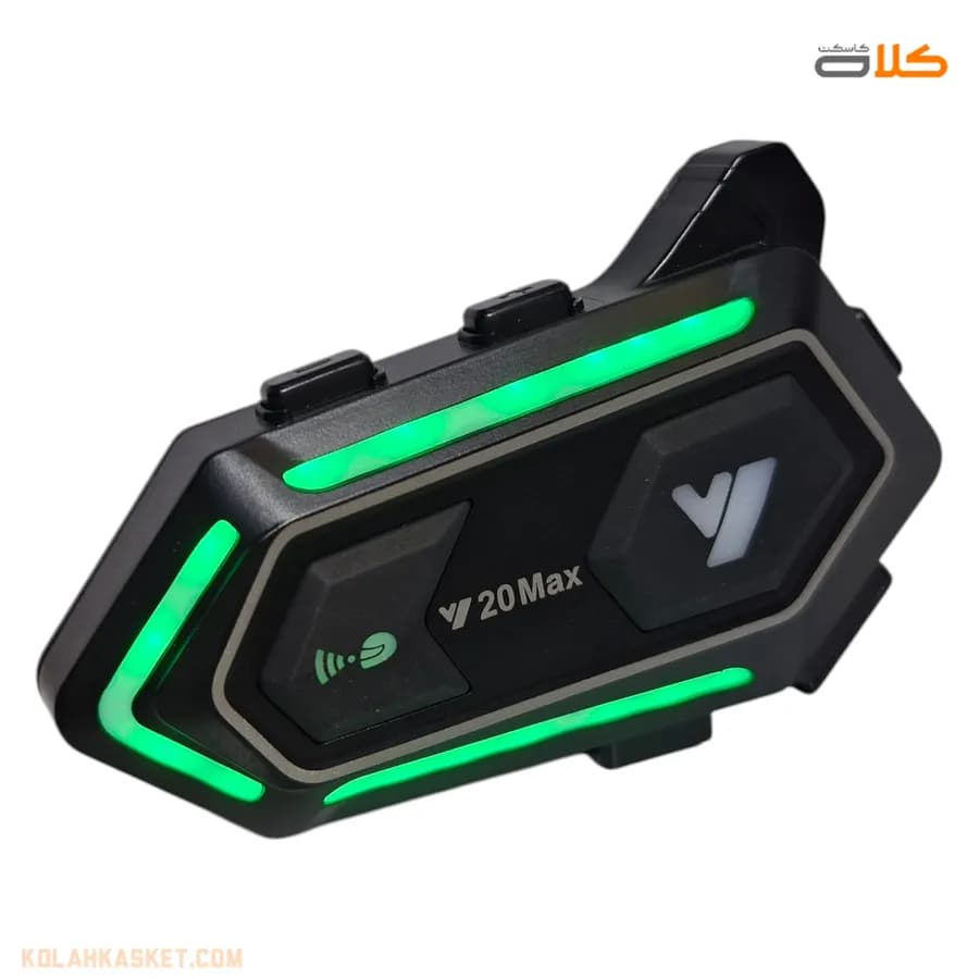 بلوتوث کلاه کاسکت max Y20 با قابلیت اینترکام — تصویر ۱۱