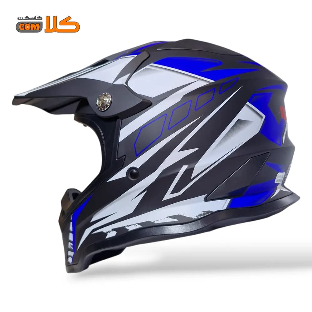 کلاه کاسکت کراسی ردلاین REDLINE مدل BWB — تصویر ۶
