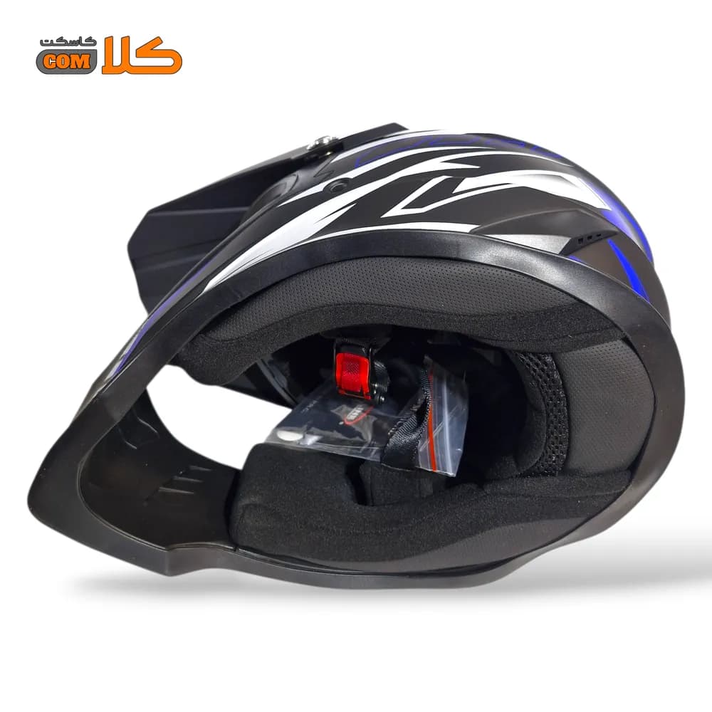 کلاه کاسکت کراسی ردلاین REDLINE مدل BWB — تصویر ۴