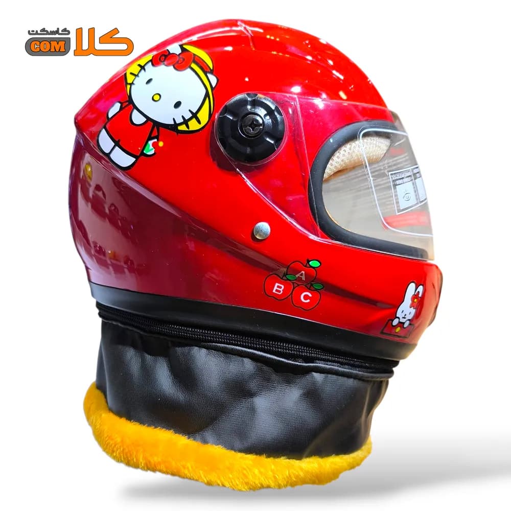 کلاه کاسکت بچگانه فک دار خارجی ( شال دار ) — تصویر ۵