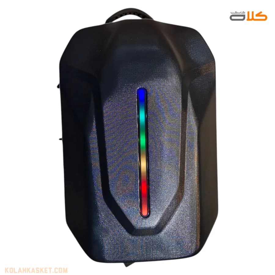 کوله پشتی موتورسواری LED دار هوشمند مخصوص حمل کلاه کاسکت — تصویر ۶