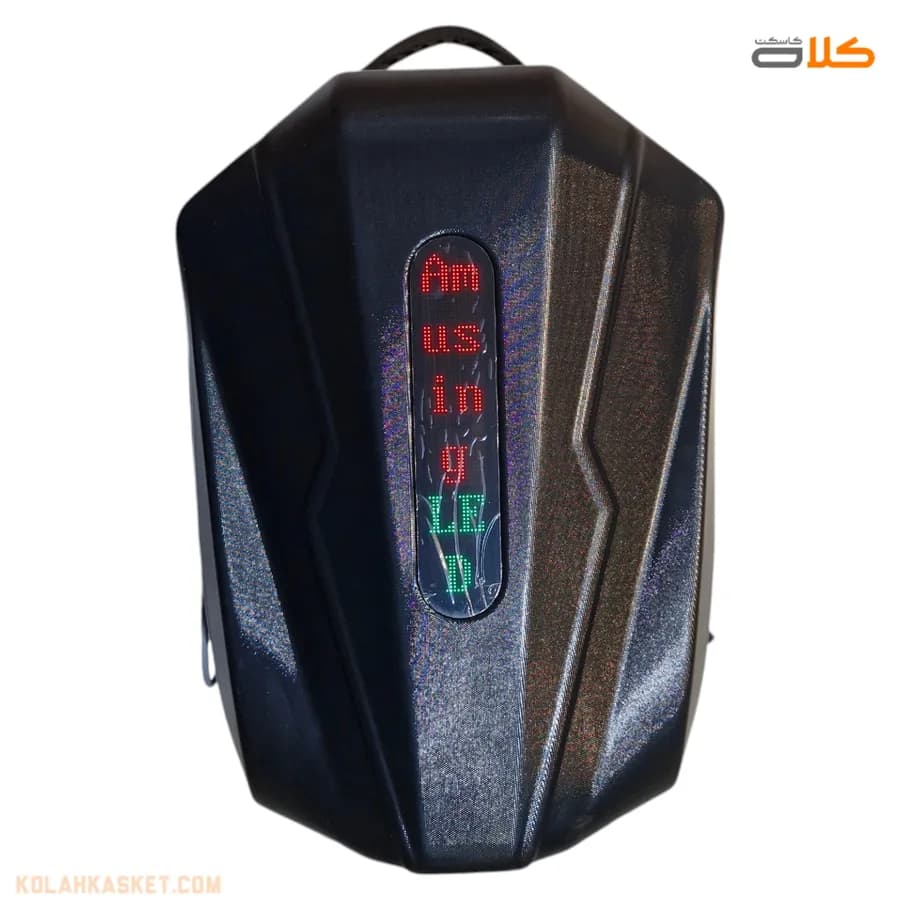 کوله پشتی LED دار هوشمند موتورسواری ( اپلیکیشن دار ) سایز بزرگ