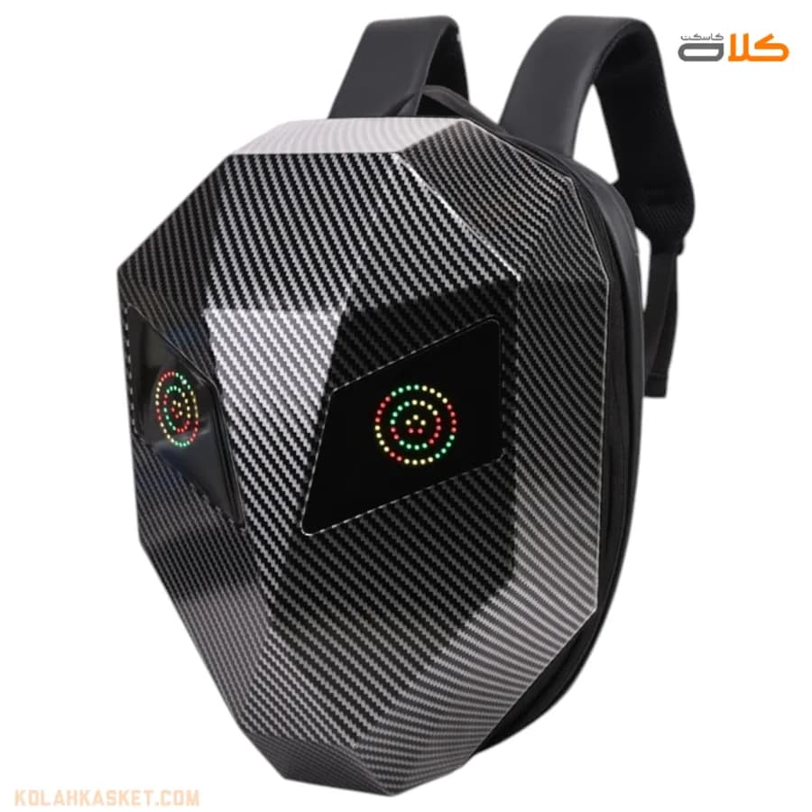 کوله پشتی معروف LED دار هوشمند ( اپلیکیشن دار ) کربن