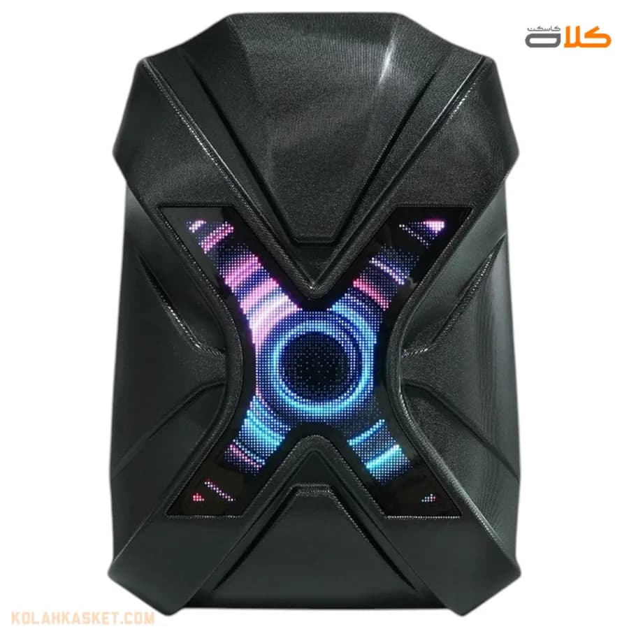 کوله پشتی هوشمند LED دار دو زیپ بزرگ (اپلیکیشن دار)