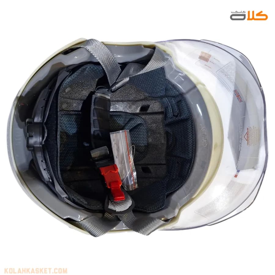 کلاه کاسکت اسکوتری رنگ طوسی TOP+ با قابلیت تنظیم سایز — تصویر ۱۰