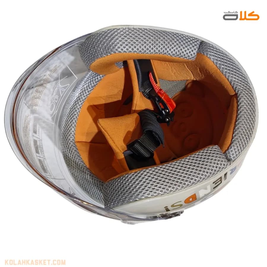 کلاه کاسکت کودک بدون فک TOP+ طوسی روشن — تصویر ۵