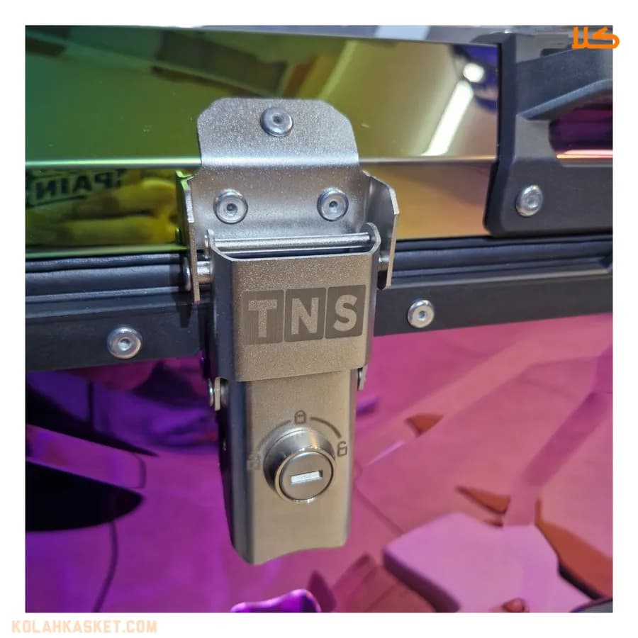 باکس موتور سیکلت فلزی TNS هفت رنگ 45 لیتری — تصویر ۳