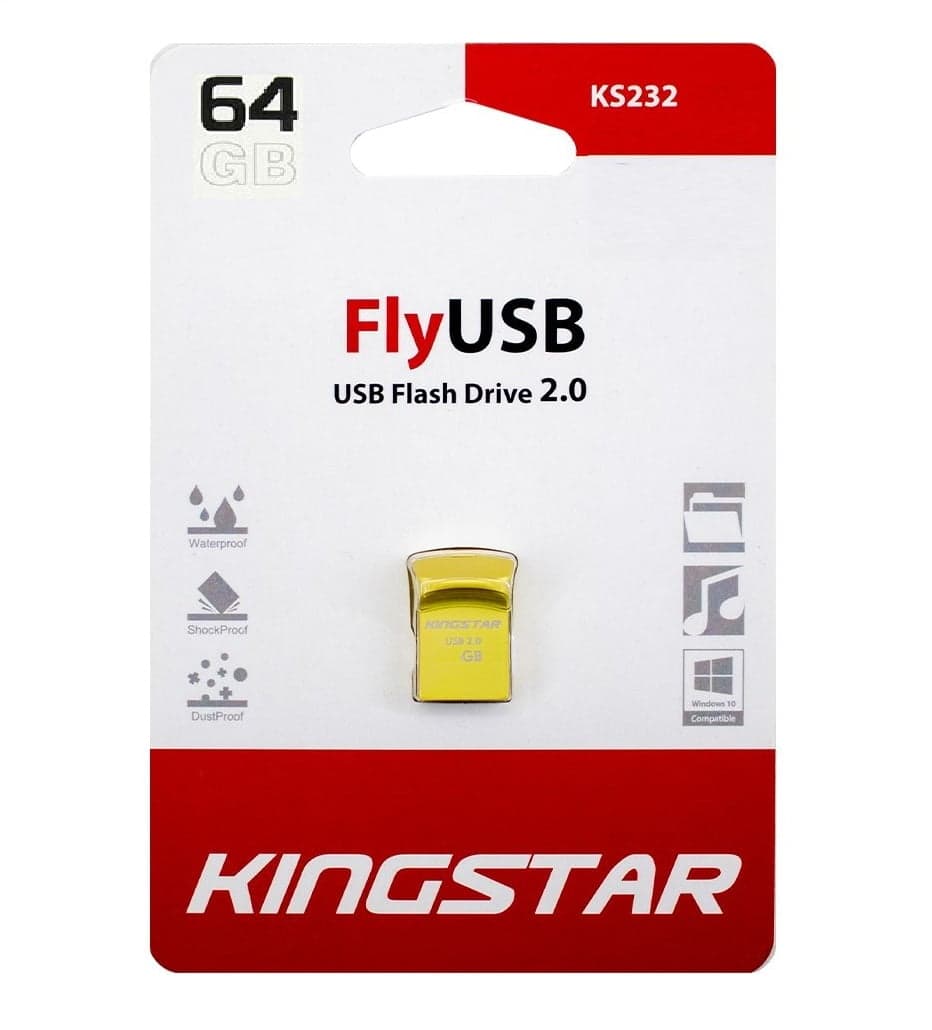 فلش مموری کینگ استار مدل KS232 Fly ظرفیت 64 گیگابایت ا Kingstar KS232 Fly Flash Memory 64GB