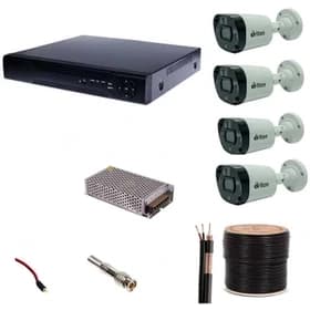 پکیج ۴ عددی دوربین مداربسته برایتون کد 538585