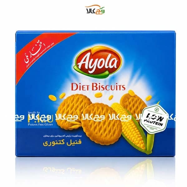 بیسکویت رژیمی کم‌پروتئین فنیل کتونوری و فاقد گلوتن آی سودا (آیولا)