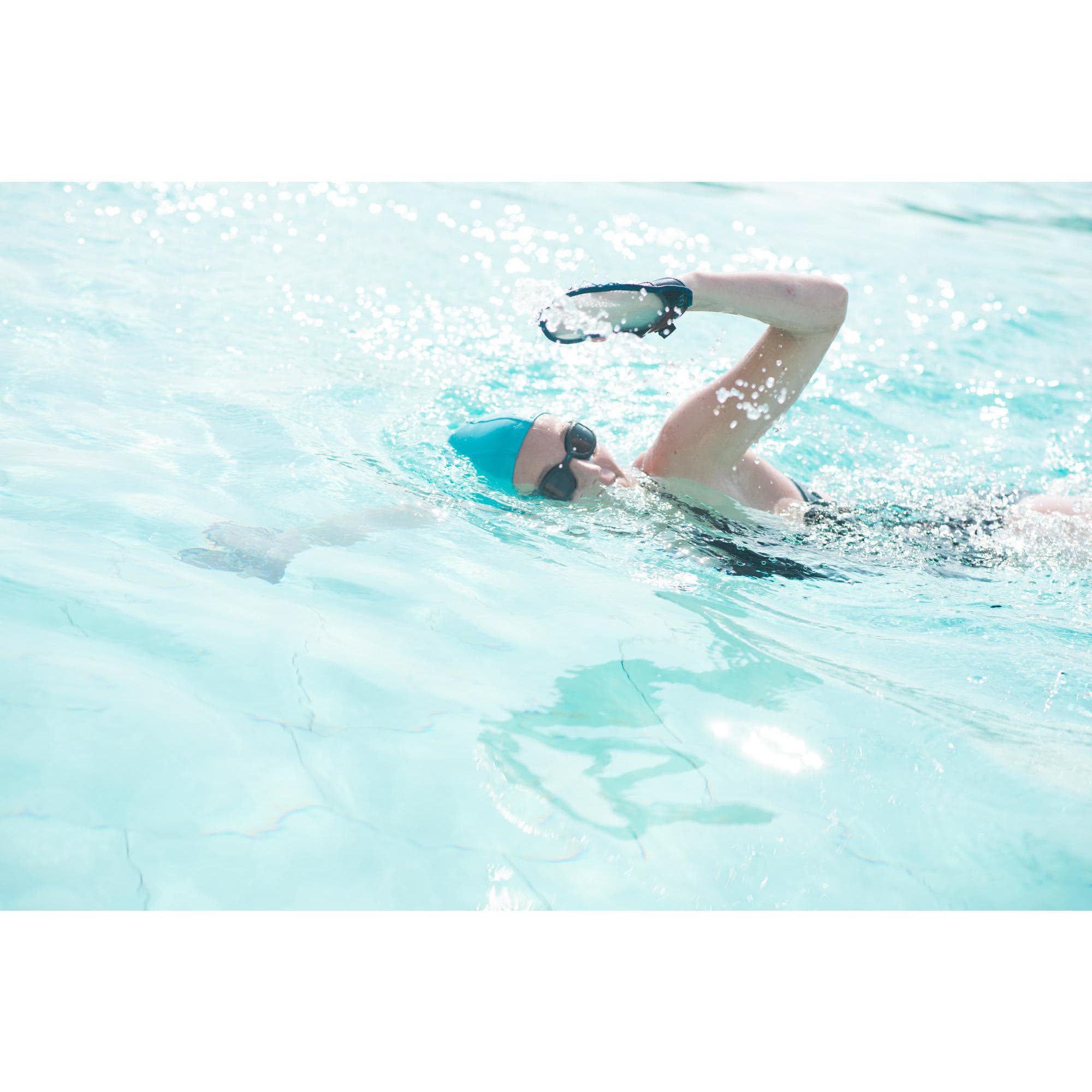عینک شنا نابایجی – دکتلون – بزرگسال Nabaiji Swimming goggles – Size L – Soft — تصویر ۱۲