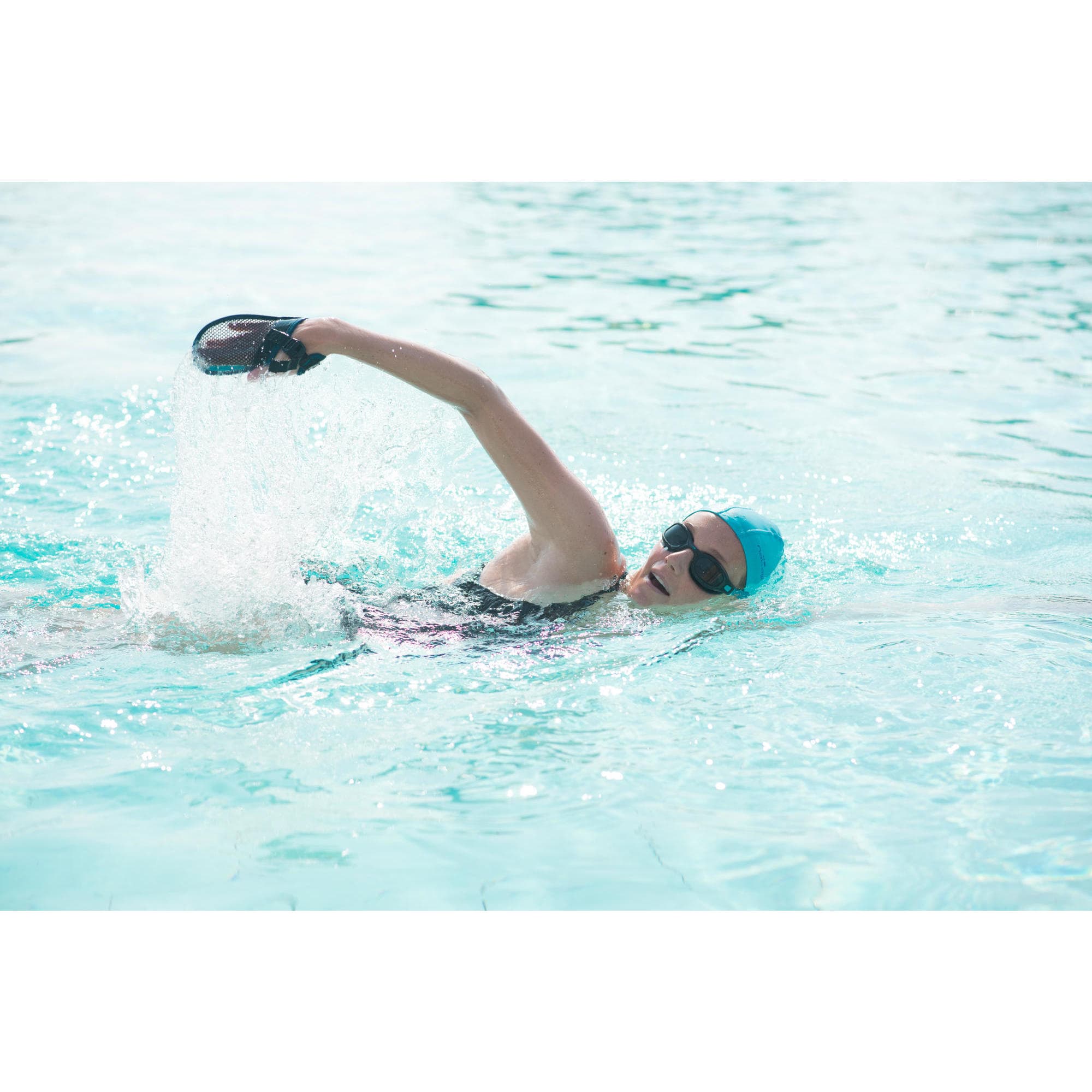 عینک شنا نابایجی – دکتلون – بزرگسال Nabaiji Swimming goggles – Size L – Soft — تصویر ۳