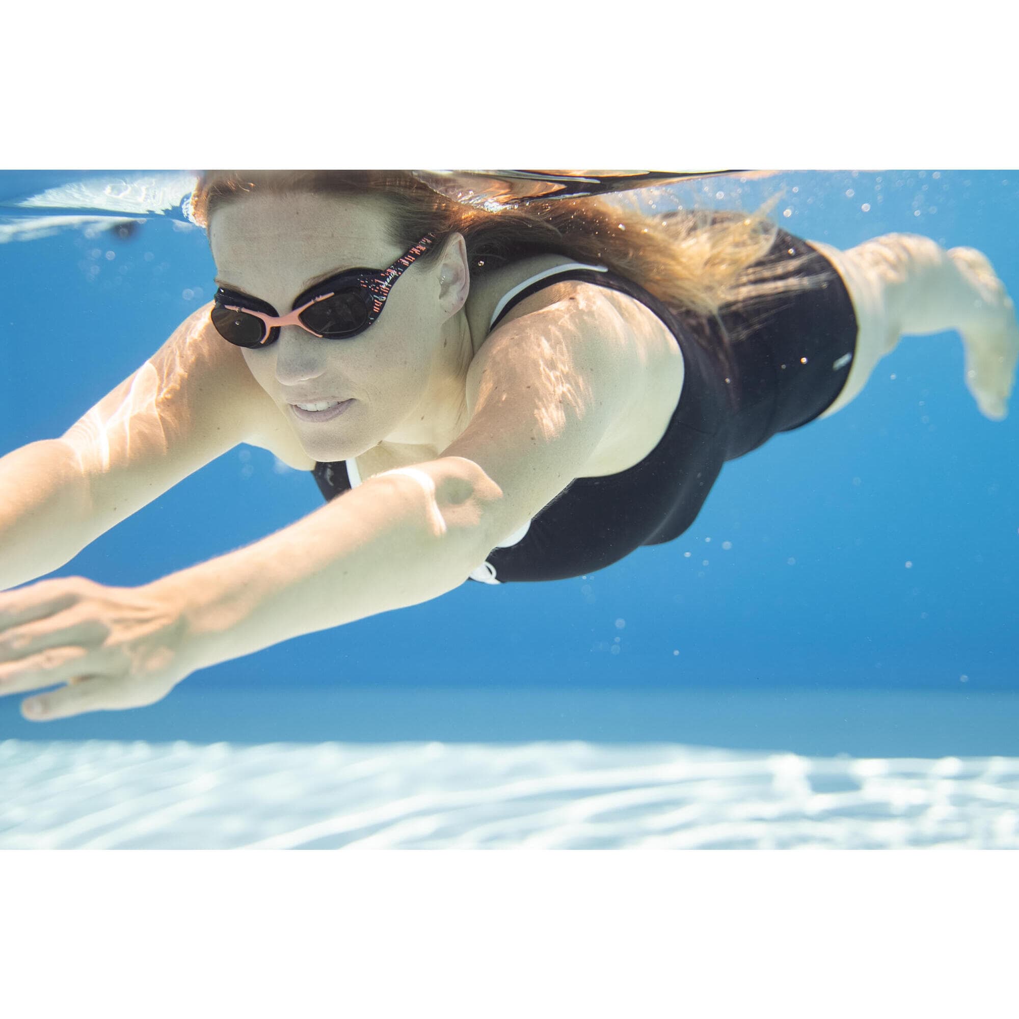 عینک شنا نابایجی – دکتلون Nabaiji Swimming Goggles – Size L – 100 XBASE — تصویر ۸