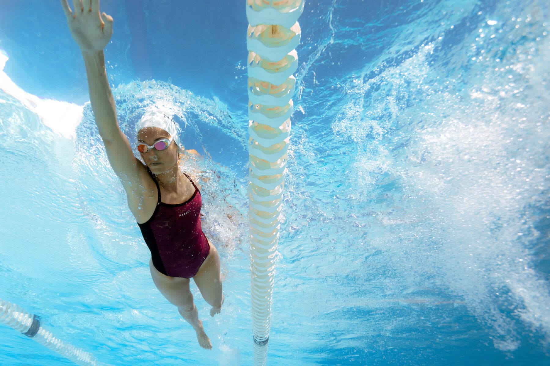 عینک شنا نابایجی – دکتلون Nabaiji Swimming Goggles – Standard Size – Bfit — تصویر ۷