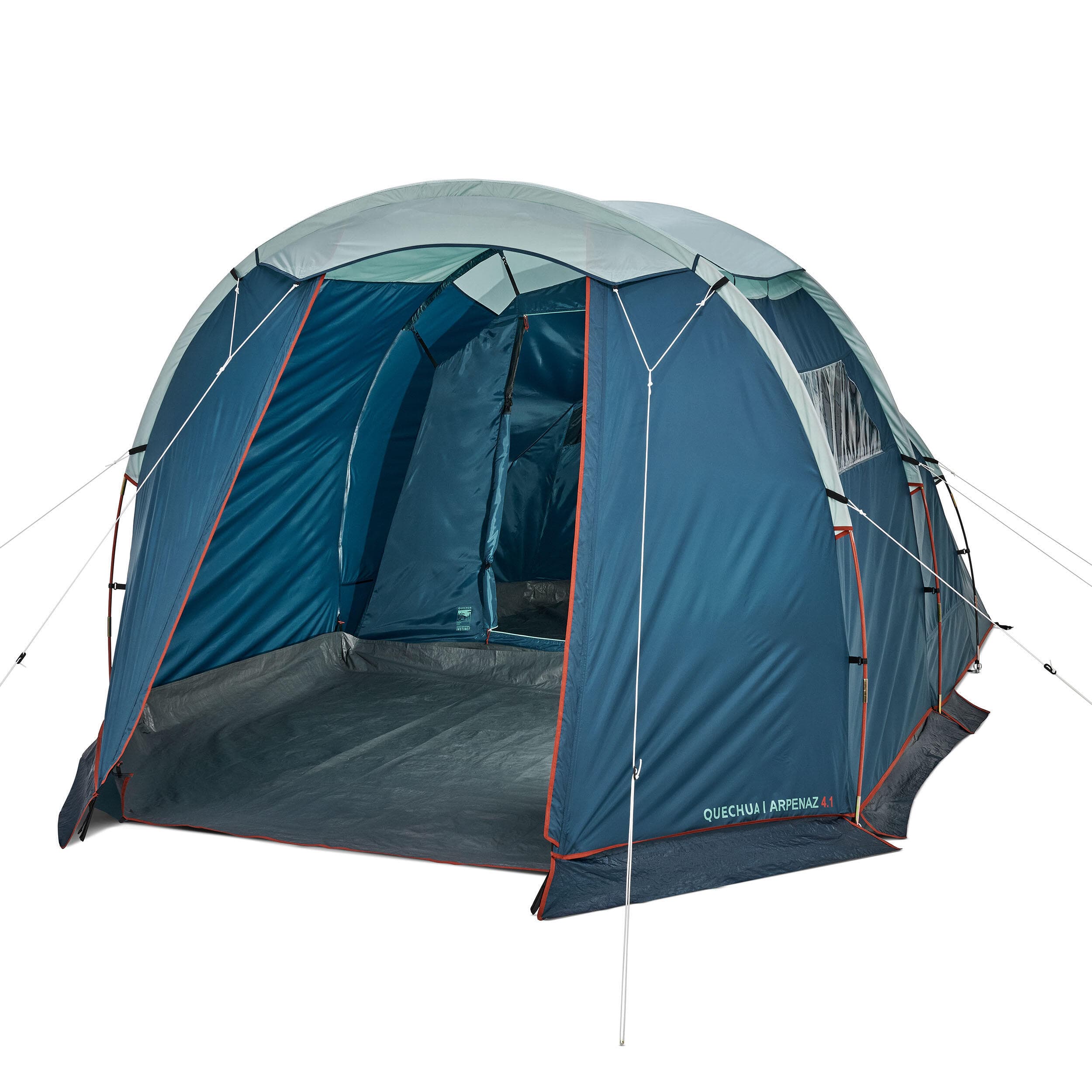 چادر کچوا کمپینگ – آرپناز 4.1 Quechua 4 Person Camping Tent – 1 Room – Arpenaz 4.1 – Dark petrol blue — تصویر ۹