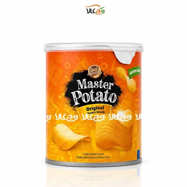 چیپس اورجینال فاقد گلوتن مستر پوتیتو (Master Potato) – 60 گرمی