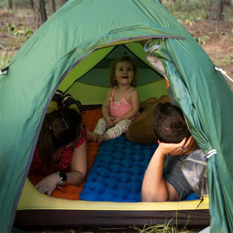 زیرانداز بادی نیچرهایک – 6.5 سانت – تشک بالشت دار Naturehike FC-12 single sleeping pad with pillow – NH19Z003-P — تصویر ۷
