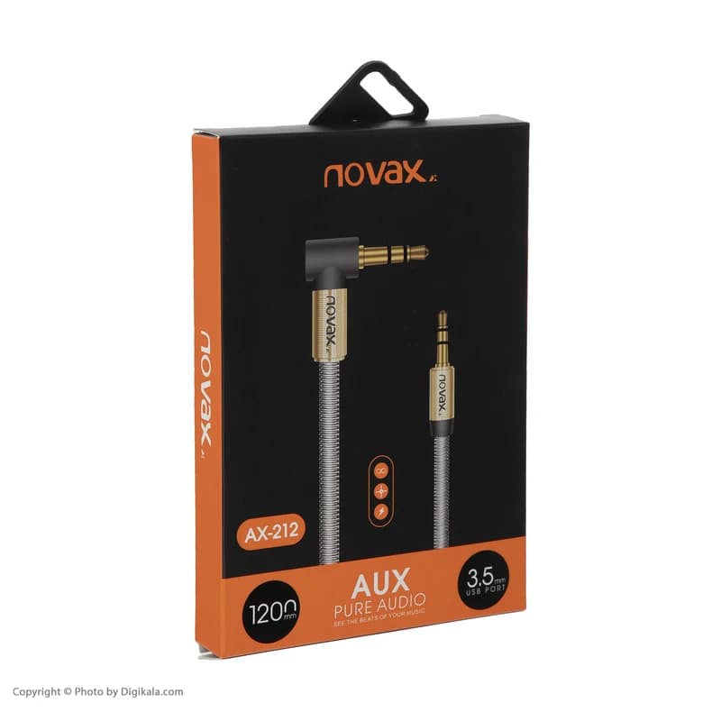 کابل AUX نواکس مدل AX-212 طول 1.2 متر — تصویر ۲