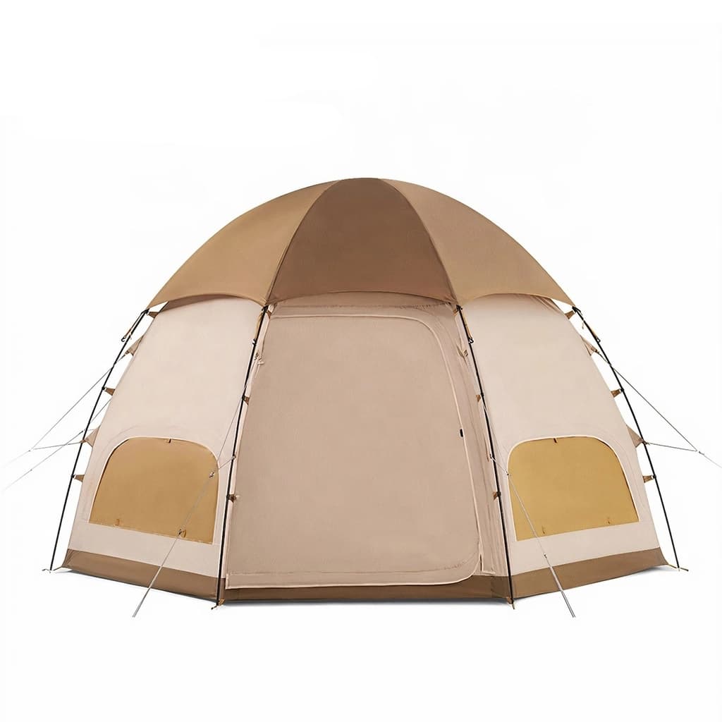 چادر مغولی هشت ضلعی نیچرهایک – 3 تا 4 نفره کمپینگ Naturehike Octagonal Mongolian Glamping Tent – NH22ZP012 — تصویر ۹