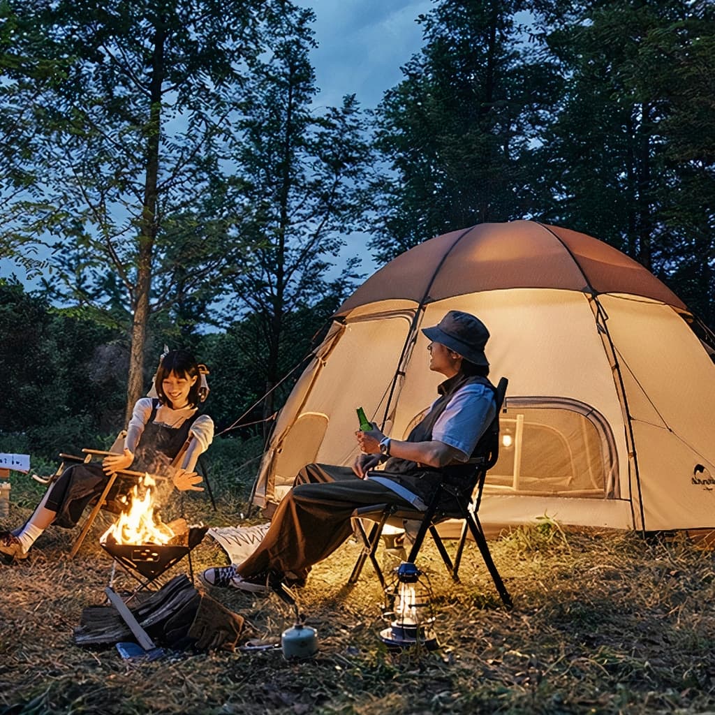چادر مغولی هشت ضلعی نیچرهایک – 3 تا 4 نفره کمپینگ Naturehike Octagonal Mongolian Glamping Tent – NH22ZP012 — تصویر ۱۰