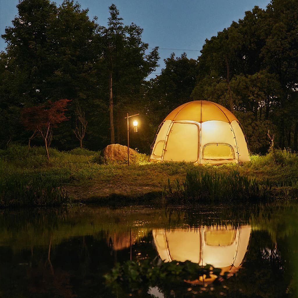 چادر مغولی هشت ضلعی نیچرهایک – 3 تا 4 نفره کمپینگ Naturehike Octagonal Mongolian Glamping Tent – NH22ZP012 — تصویر ۶