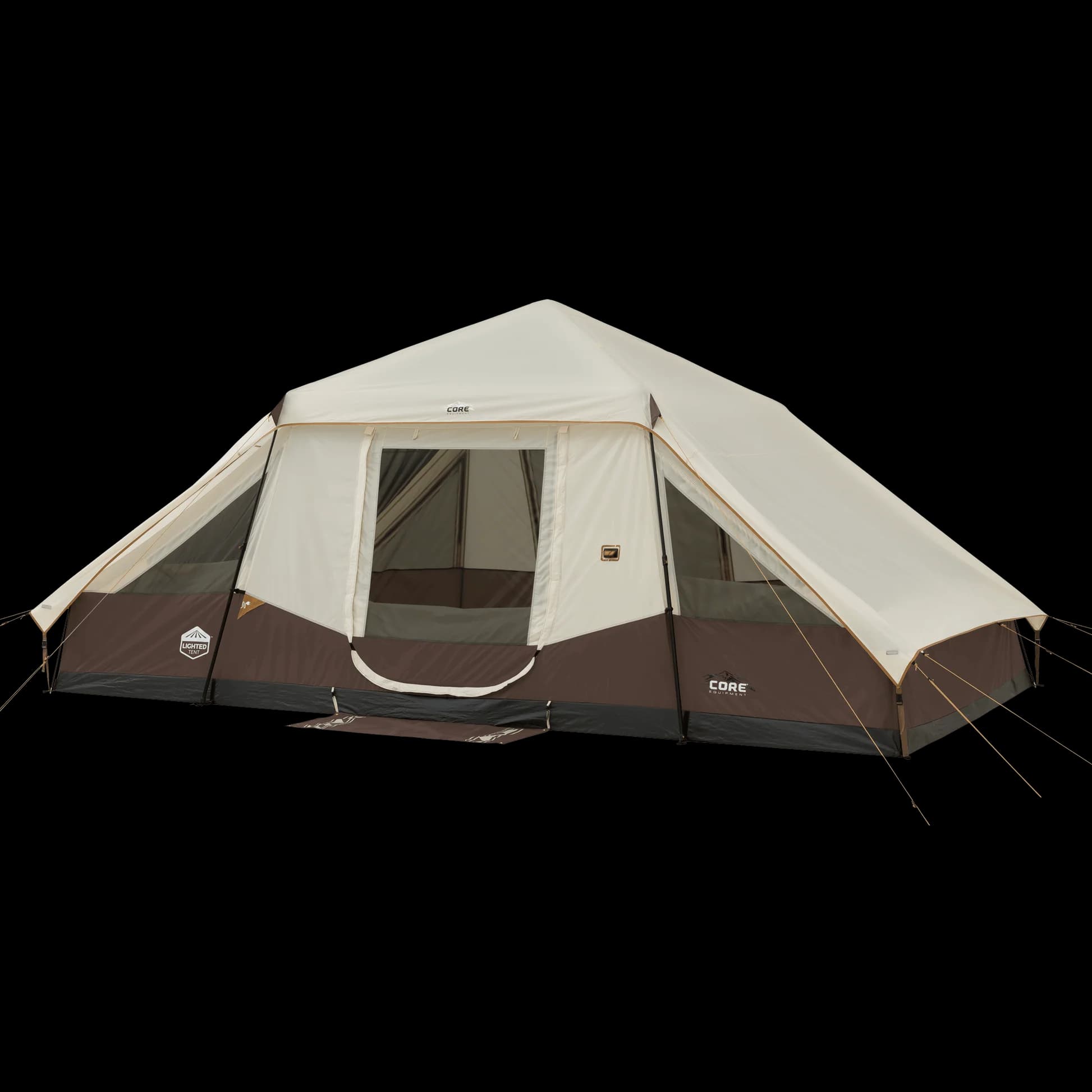 چادر اتومات کر سرخپوستی – 10 نفره کمپینگ چراغ دار Core 10 Person Lighted Instant Pyramid Tent — تصویر ۹