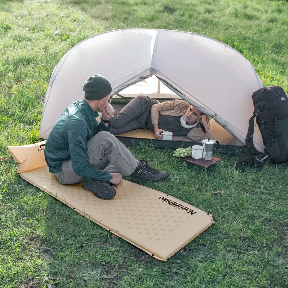 زیرانداز بادی نیچرهایک – خود بادشو – ضخامت 2.5 سانت Naturehike single Inflatable Mat sleeping pad – NH15Q002-D — تصویر ۸