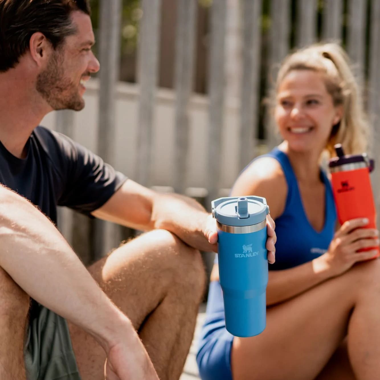 ماگ استنلی – قمقمه آب 0.89 لیتر فلیپ استرو (اورجینال) Stanley IceFlow™ Flip Straw Tumbler | 0.89L — تصویر ۱۱
