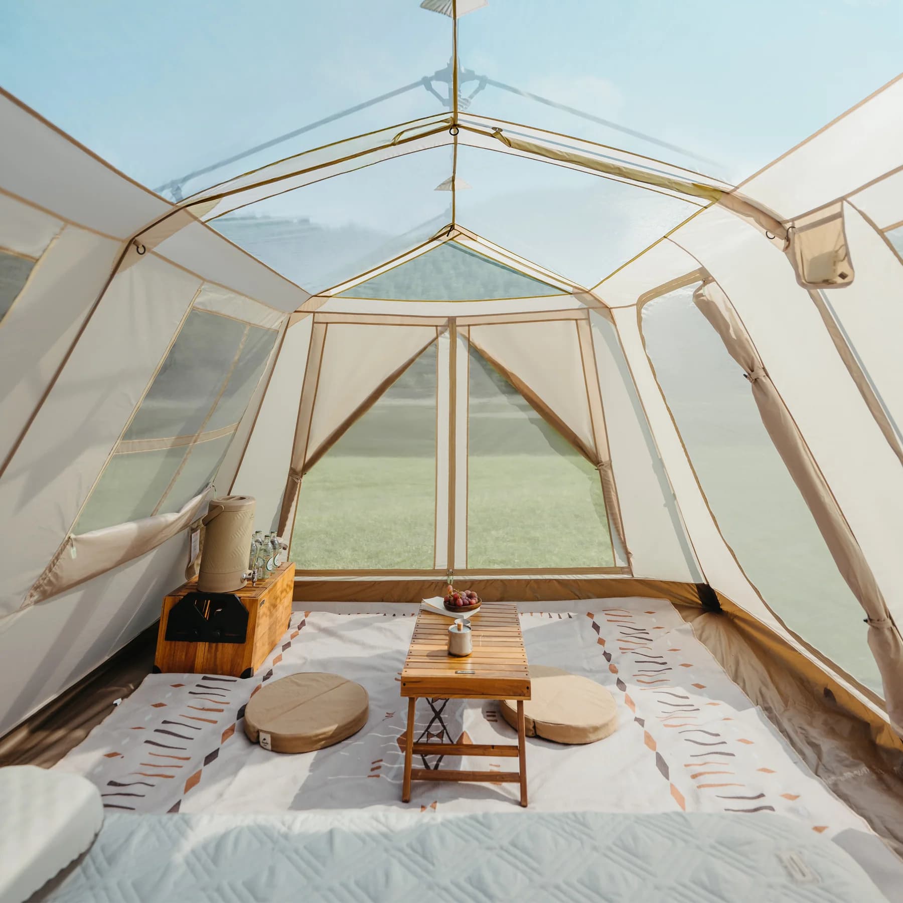 چادر نیچرهایک اتومات – 8 نفره کمپینگ – سری تیتانیوم چهار فصل Naturehike Village 13 Ridge Automatic 4 Season Tent – CNH22ZP004.T — تصویر ۷