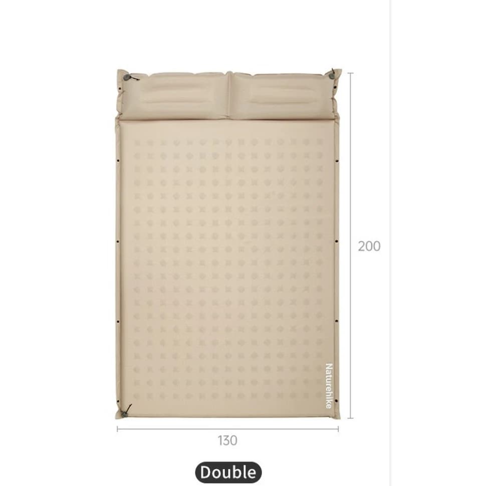 زیرانداز بادی نیچرهایک دو نفره – خود بادشو – ضخامت 6 سانت Naturehike Double Inflatable Mat sleeping pad – CNK2550WS025 — تصویر ۸