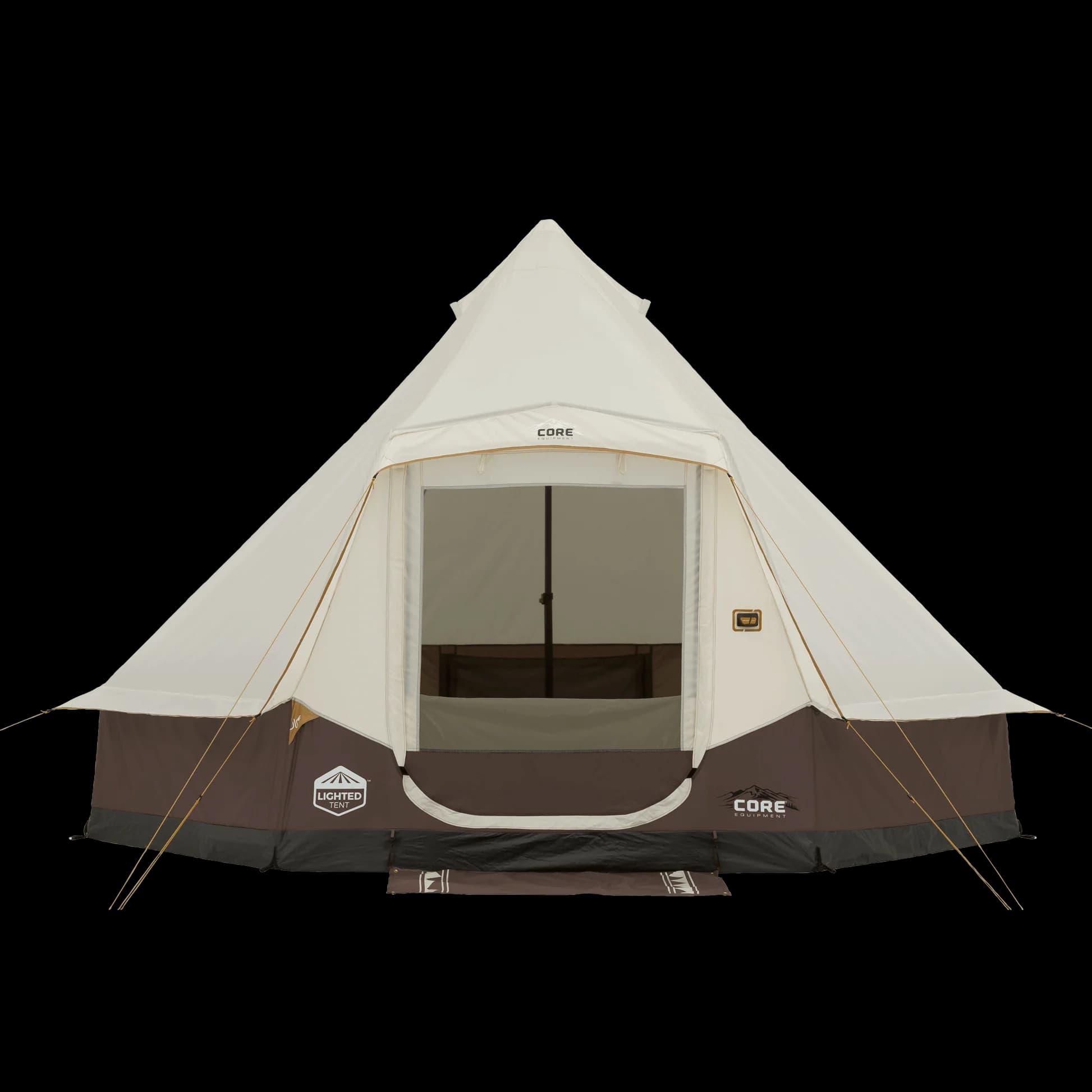 چادر سرخپوستی کر – 6 نفره کمپینگ چراغ دار Core 6 Person Lighted Bell Tent