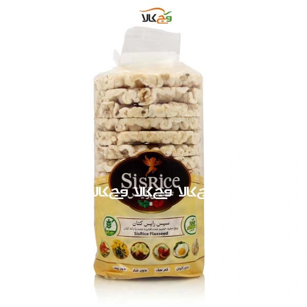 رایس کیک کتان بدون گلوتن سیس رایس – 120 گرم