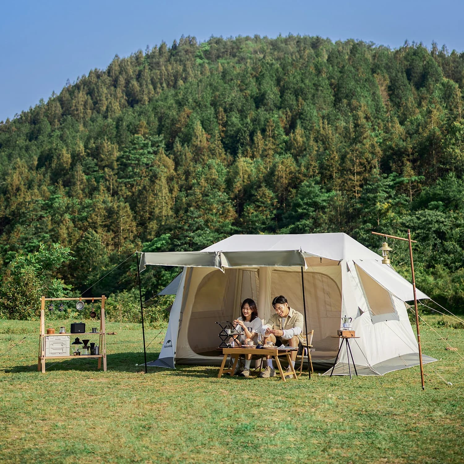 چادر نیچرهایک بادی – 4 نفره کمپینگ Naturehike Ridge Village 8.5 AIR Inflatable Tent – cnk2300zp019 — تصویر ۶