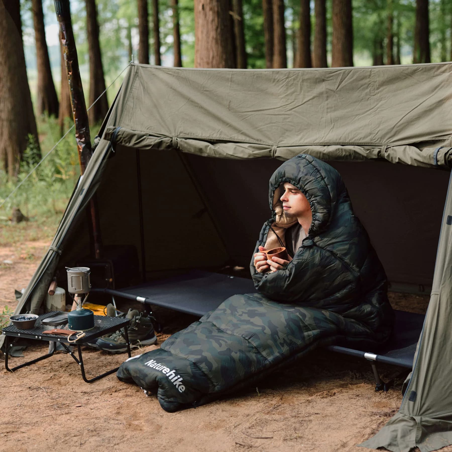 کیسه خواب نیچرهایک – ام 320 – Naturehike M320 Camouflage Sleeping Bag – CNK2350WS023 — تصویر ۱۰