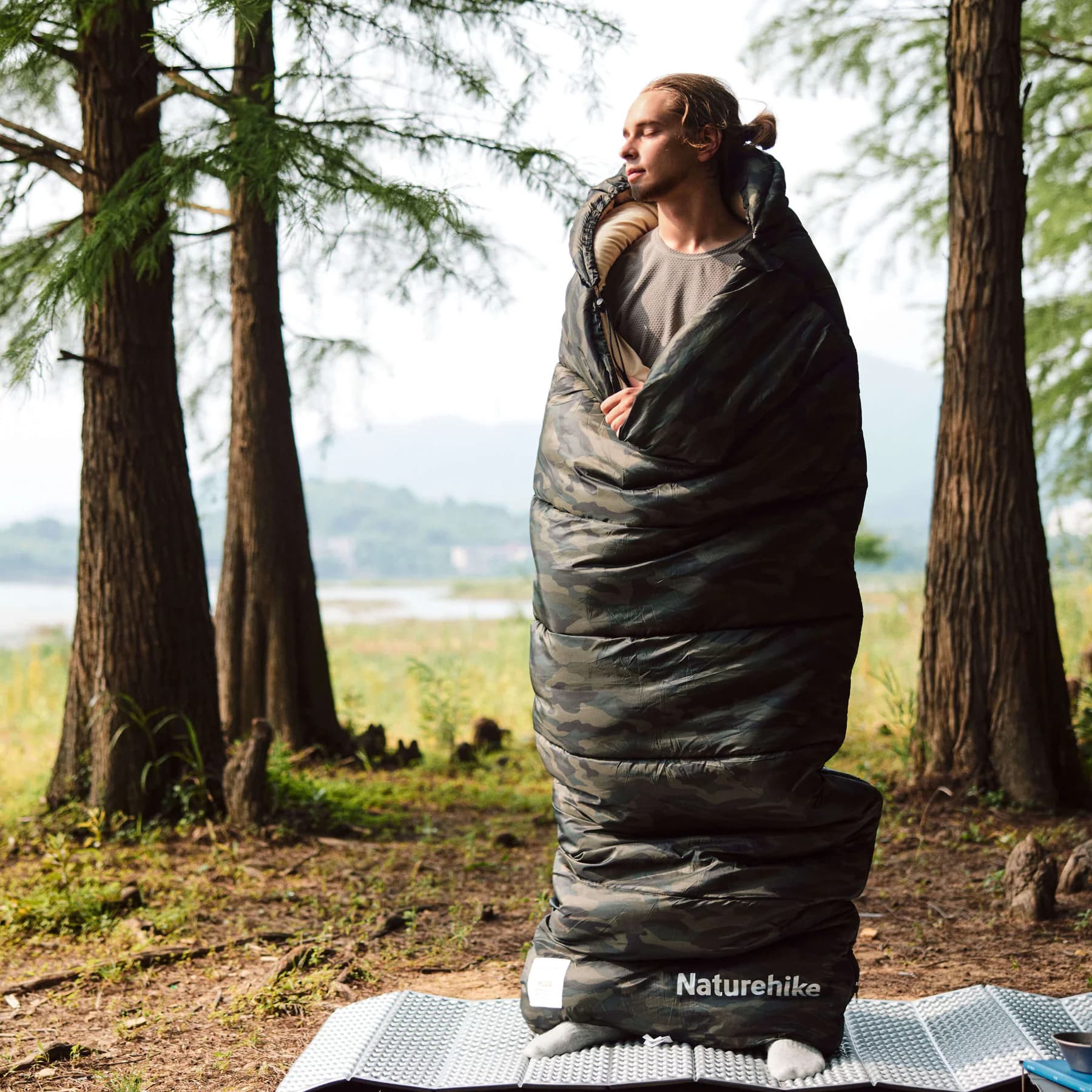 کیسه خواب نیچرهایک – ام 320 – Naturehike M320 Camouflage Sleeping Bag – CNK2350WS023 — تصویر ۷