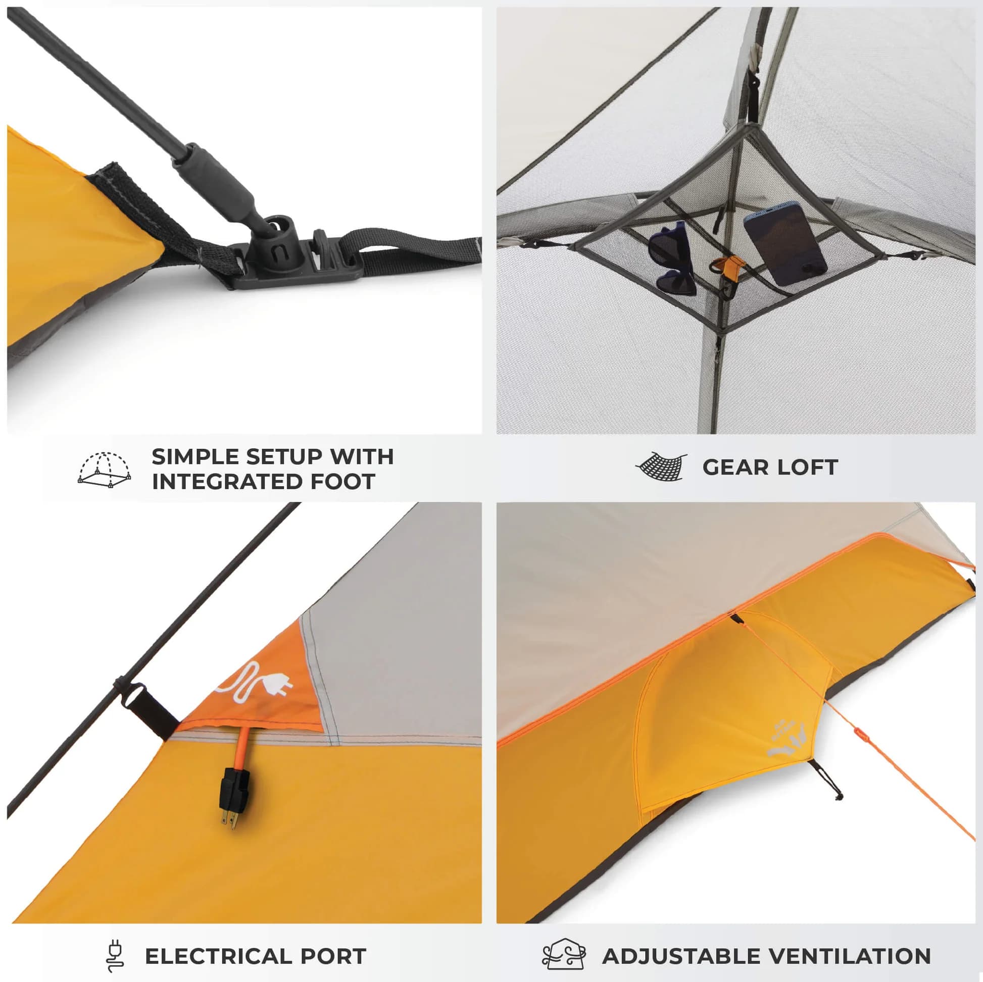 چادر کر – 3 نفره کمپینگ Core 3 Person Dome Tent — تصویر ۵